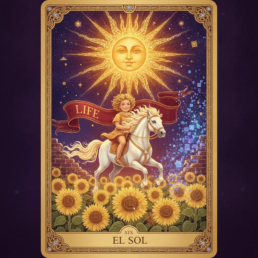 Arcano El Sol, tarot profesional